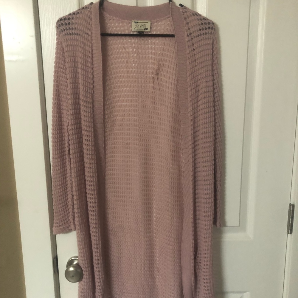 Lavender cardigan